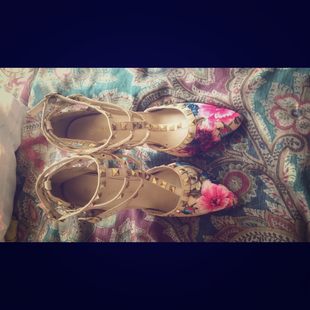 Floral Heels
